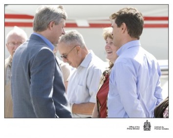 PM Harper at Deer Lake