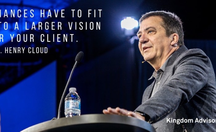 Without a (Financial) Vision&nbsp;…